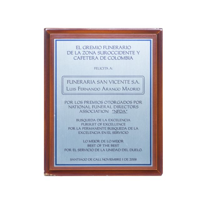 Recognition of the funerary union of the southwestern and coffee zone of Colombia