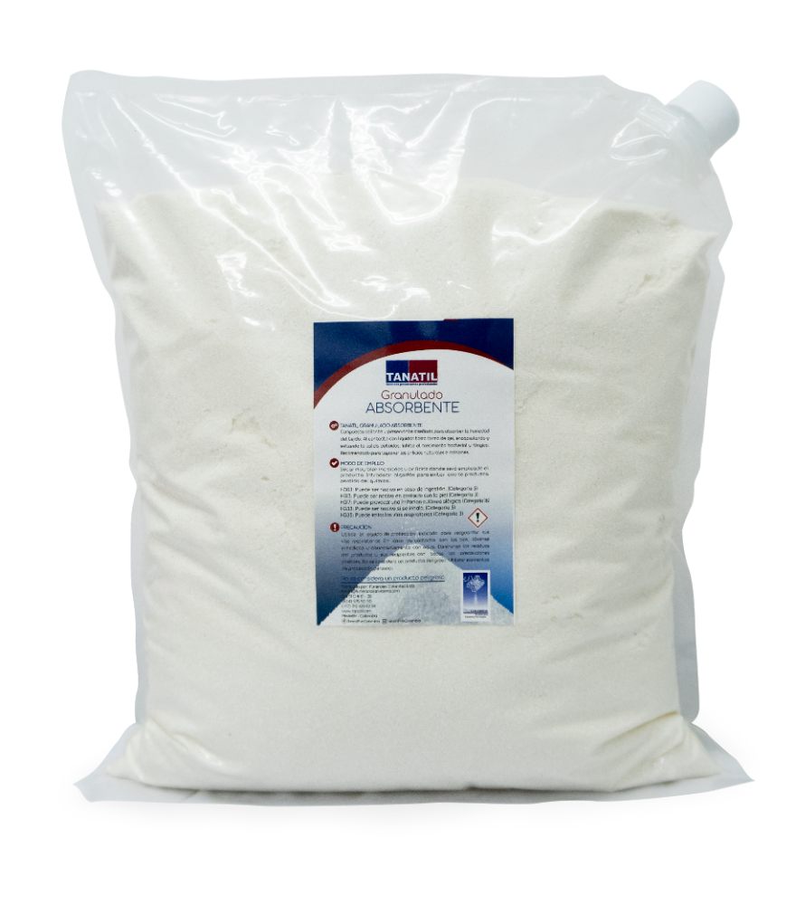 Tanatil granulado absorbente